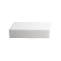 Base carrée en polystyrène de 25 x 25 x 5 cm - Decora
