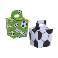 Mini boîte en carton pour le football - 6 pièces