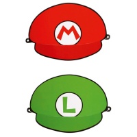 Casquettes Super Mario - 8 pièces