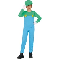 Costume de plombier vert pour garçon