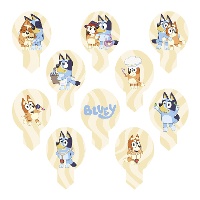 Feuilles comestibles découpables Bluey - lot de 20