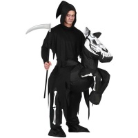 Costume de mort avec cheval