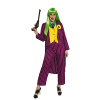 Costume de clown Jocular Joker pour femmes