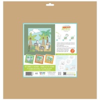 Kit de cadres à colorier Jungle - 21 pièces