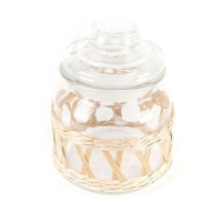 Bocal transparent de 650 ml avec grille - DCasa