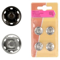 Boutons pression de 1,6 cm - Mediac - 4 paires