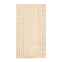 67,7 x 38,5 cm tapis de douche antidérapant beige à carreaux