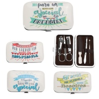 Set manucure avec phrases assorties - 1 pc.