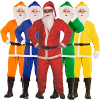 Costume de Père Noël coloré pour homme