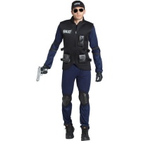 Costume de police Swat Assault pour hommes