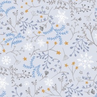 Tissu popeline de coton AW Artic Flowers - Katia