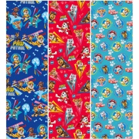 Papier cadeau Paw Patrol assorti 2,00 x 0,70 m - 1 pc.