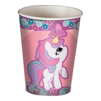Tasses bébé licorne 240 ml - 8 unités