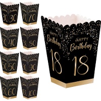 Boîte Elegant Gold haute de chiffres - 12 unités