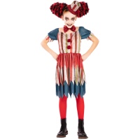 Costume de clown vintage pour filles