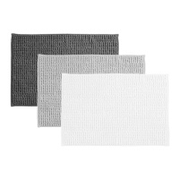 Tapis de bain 60 x 40 cm couleurs foncées antidérapant - 1 unité