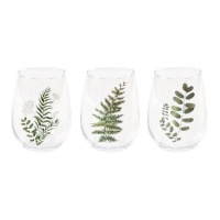 Verre de 420 ml de feuilles assorties - DCasa - 1 pièce.