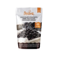 Pépites fondantes de chocolat noir 250 gr - Decora