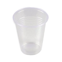 Gobelets en plastique transparent de 200 ml - 50 pièces.