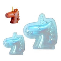 Moule 3D licorne en polycarbonate - Pastkolor - 2 unités