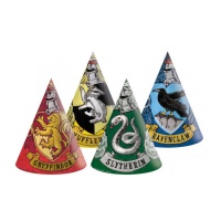 Chapeaux Harry Potter Maisons de Poudlard 16 x 12 cm - 6 pcs.