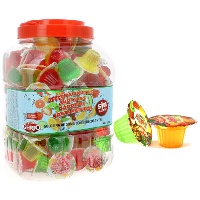 Gommes aux fruits naturels assorties - Jelly - 160 unités