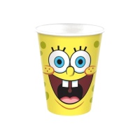 Tasses Bob l'éponge 266 ml - 8 pièces.