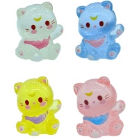 Figurines pour galette des rois - chatons colorés 2 cm - Dekora - lot de 50