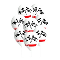 Ballons de course en latex 27 cm - 8 pcs.