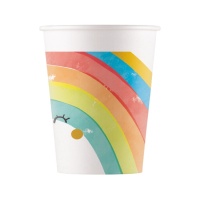 Verres arc-en-ciel 200 ml - 8 pcs.