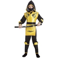 Costume de Ninja jaune pour enfants