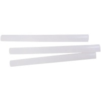 Bâton de silicone translucide 0,7 x 10 cm - 12 pcs.