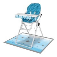 Kit chaise haute First Year bleu - 2 pièces