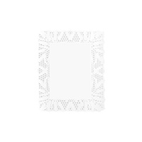 26 x 36 cm napperon rectangulaire en papier blanc - 100 pcs.