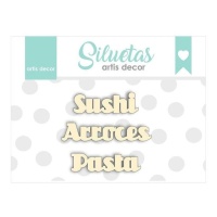 Tableaux de riz, sushis et pâtes - Artis decor - 3 unités