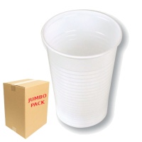 Gobelets en plastique de 200 ml blancs - 1500 pcs.