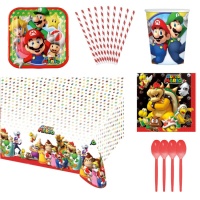 Mario Bros Party Pack - 8 personnes