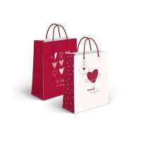 Sac cadeau Magic Love 14 x 11,5 x 6,7 cm - 1 pc.