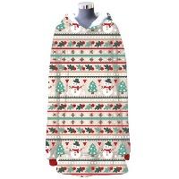 Manteau couverture avec motif bonhomme de neige