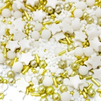 Saupoudrage doré 90 g - Happy Sprinkles
