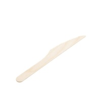 Couteaux en bois biodégradables 16 cm - 100 pcs.