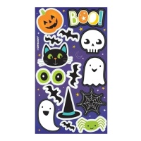 Autocollants Halloween Trick or Treat - 4 pages
