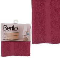 Serviette de bain unie marron 90 x 50 cm