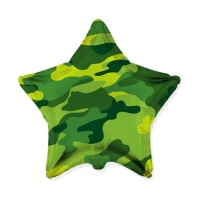 Ballon étoile militaire 45 cm - Conver Party