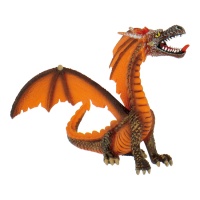 Figurine de gâteau dragon orange