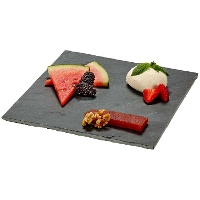Assiette en ardoise 25 x 25 cm