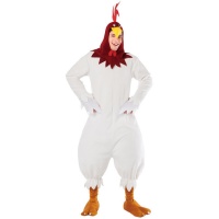 Costume de coq avec capuche pour adultes