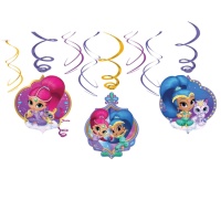 Pendentifs décoratifs Shimmer and Shine - 6 pcs.