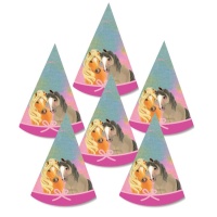 Jolis chapeaux de poney - 8 pcs.