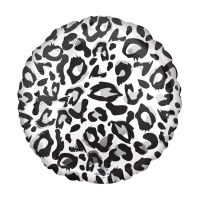 Ballon rond de 43 cm en léopard blanc - Anagramme